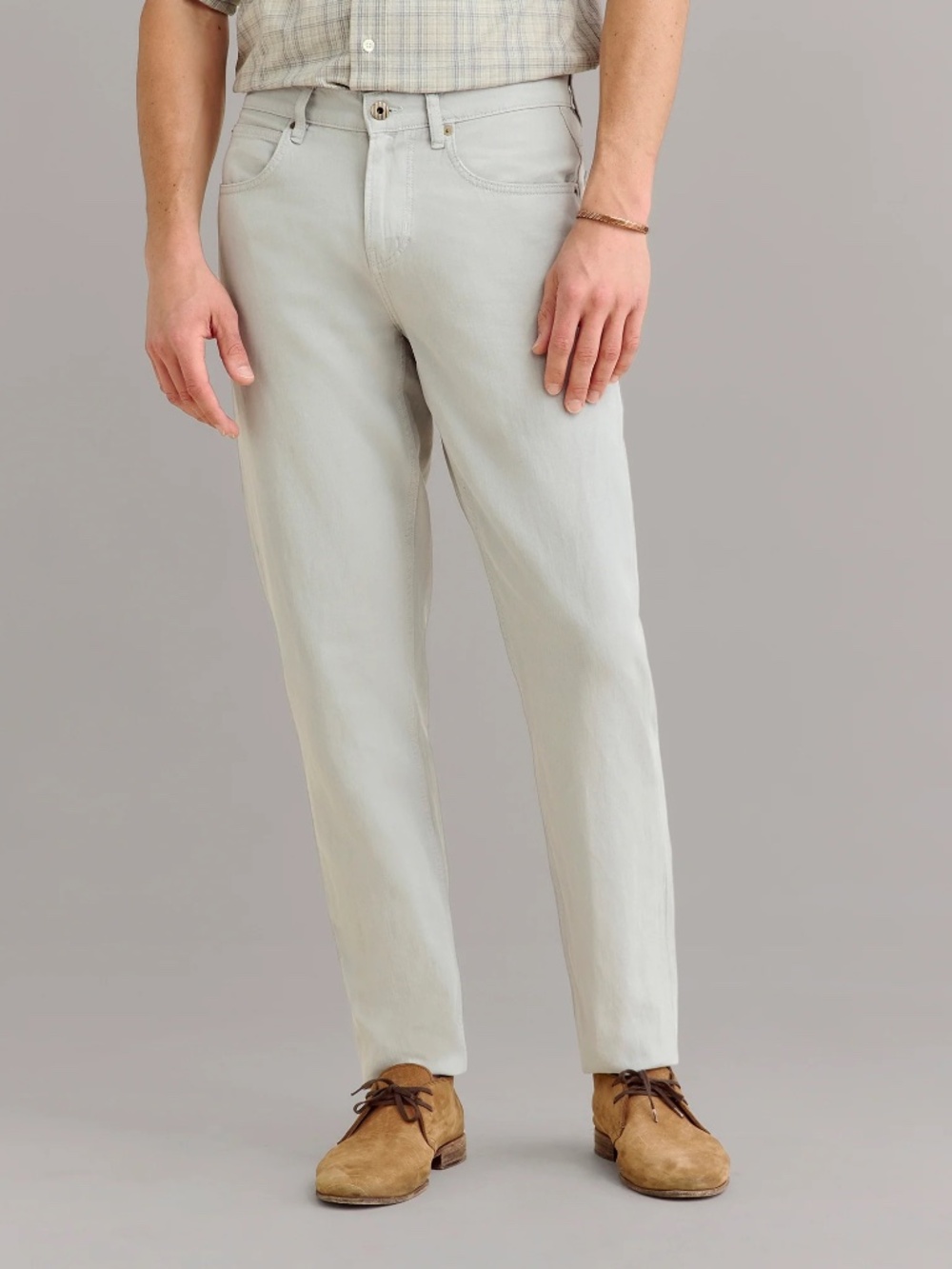 Billy Reid Cotton Linen 5 Pocket Pant